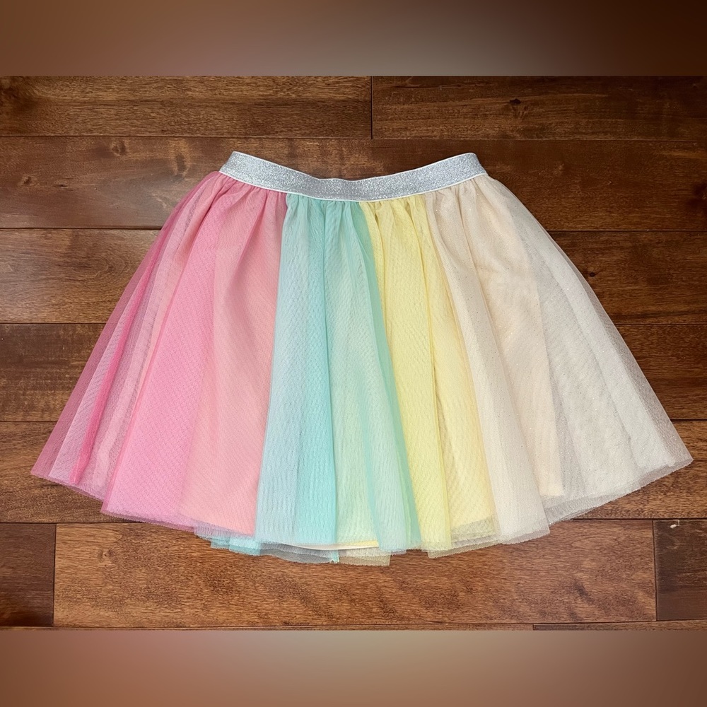 Next UK girls rainbow tutu age 5-6